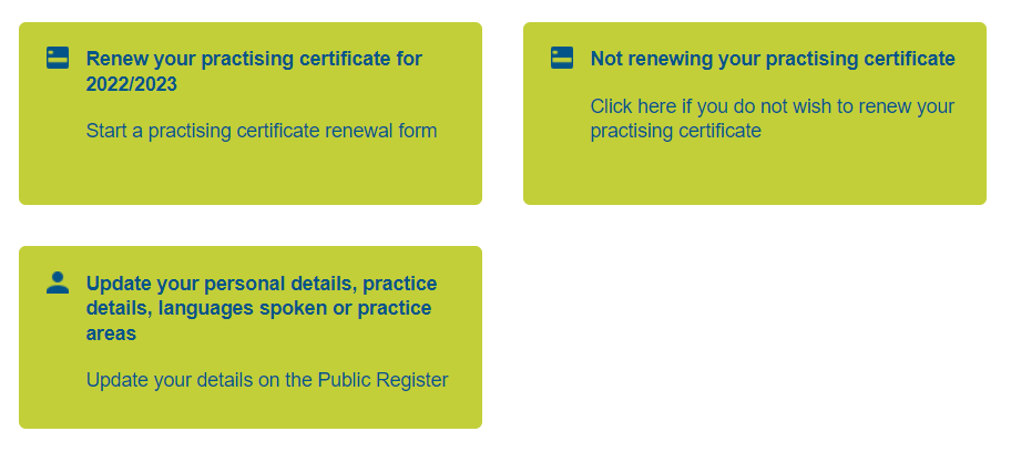 Change of personal details