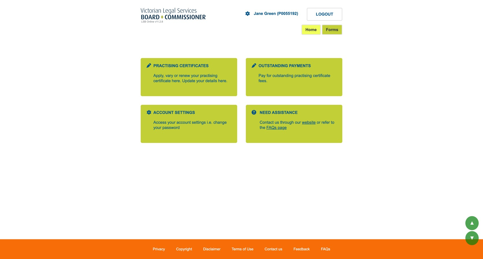 LSB Online Home Page