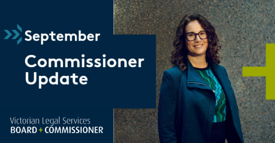 September Commissioner Update