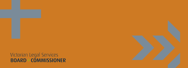 Orange background with grey graphics and VLSB+C logo